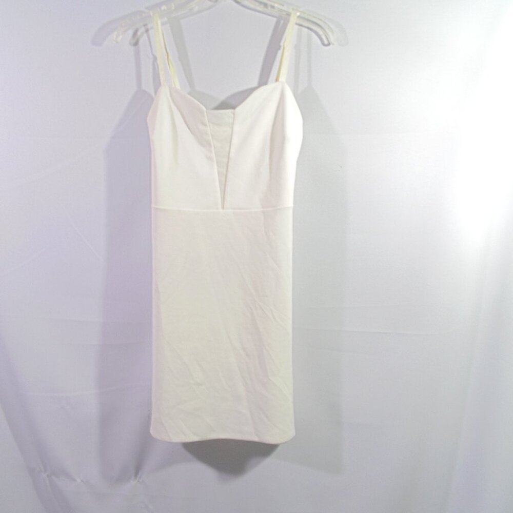 Jacaranda slip dress  white vintage Medium